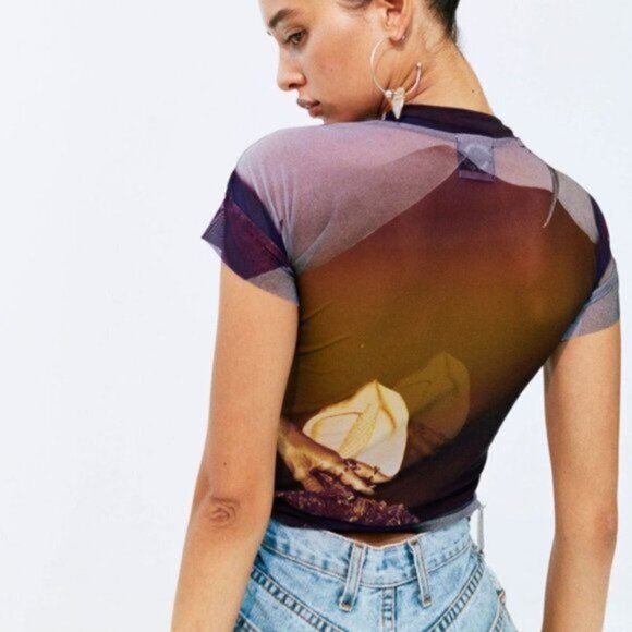 NWT With Jean Lord Top in Ritz Strelitzia Nicolai size XL - Picture 9 of 10